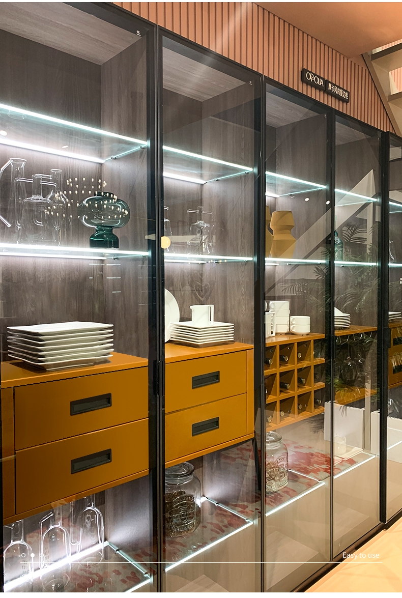 酒柜玻璃层板灯柜体灯溥卡8mm玻璃灯层板灯嵌入式灯双面发光灯定制