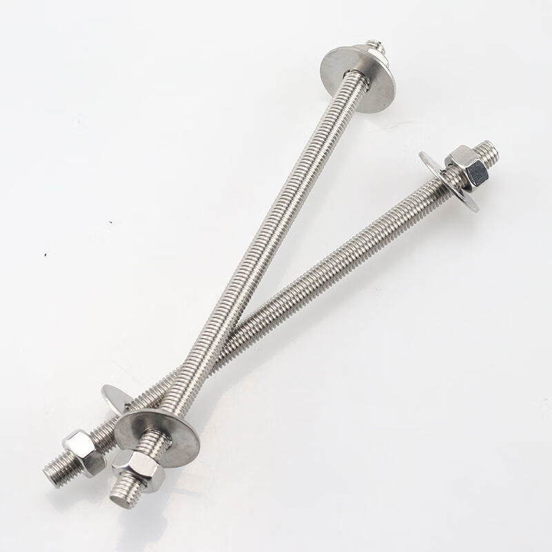 m6m8m10m12mm304不锈钢外六角穿墙螺丝螺杆加长螺栓全牙对穿丝杆长3