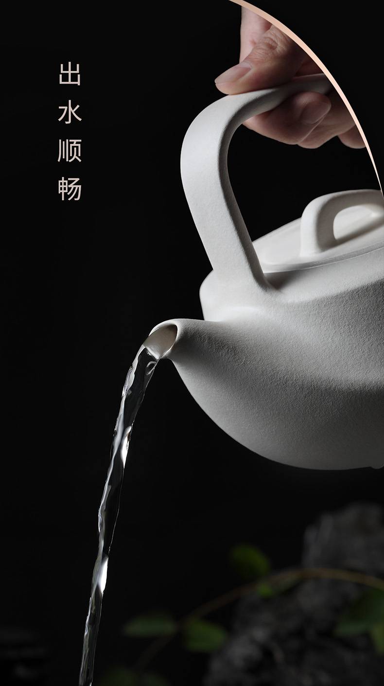 吉谷煮茶器电陶炉煮茶套装耐高温陶制煮茶壶岩泥烧水壶家用弭黎 吉谷t
