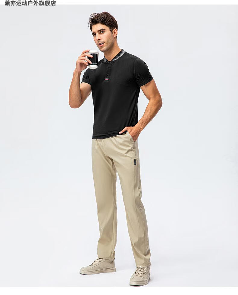 支持鸿星·尔克男女款锦纶棒球服宽松透气速干polo衫健身衣运动短袖