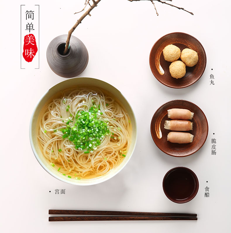 宫面龙须面超细 河北特产挂面10包空心面纯手工干面条整箱线面 【纯