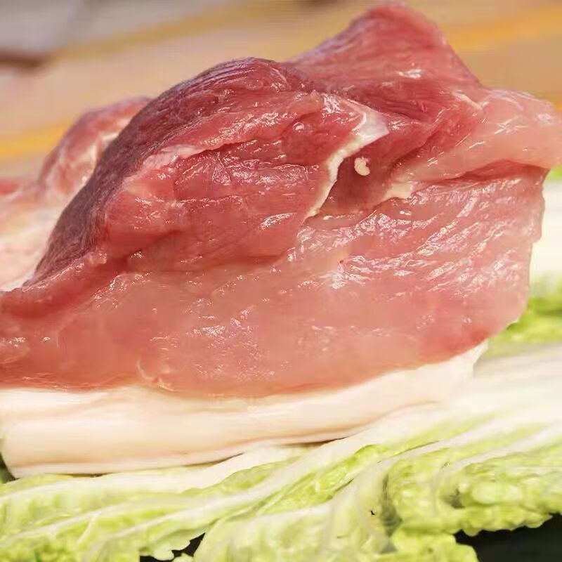 批发猪后腿肉新鲜冷冻猪肉生肉带骨后腿肉五花肉散养土猪后腿肉花约