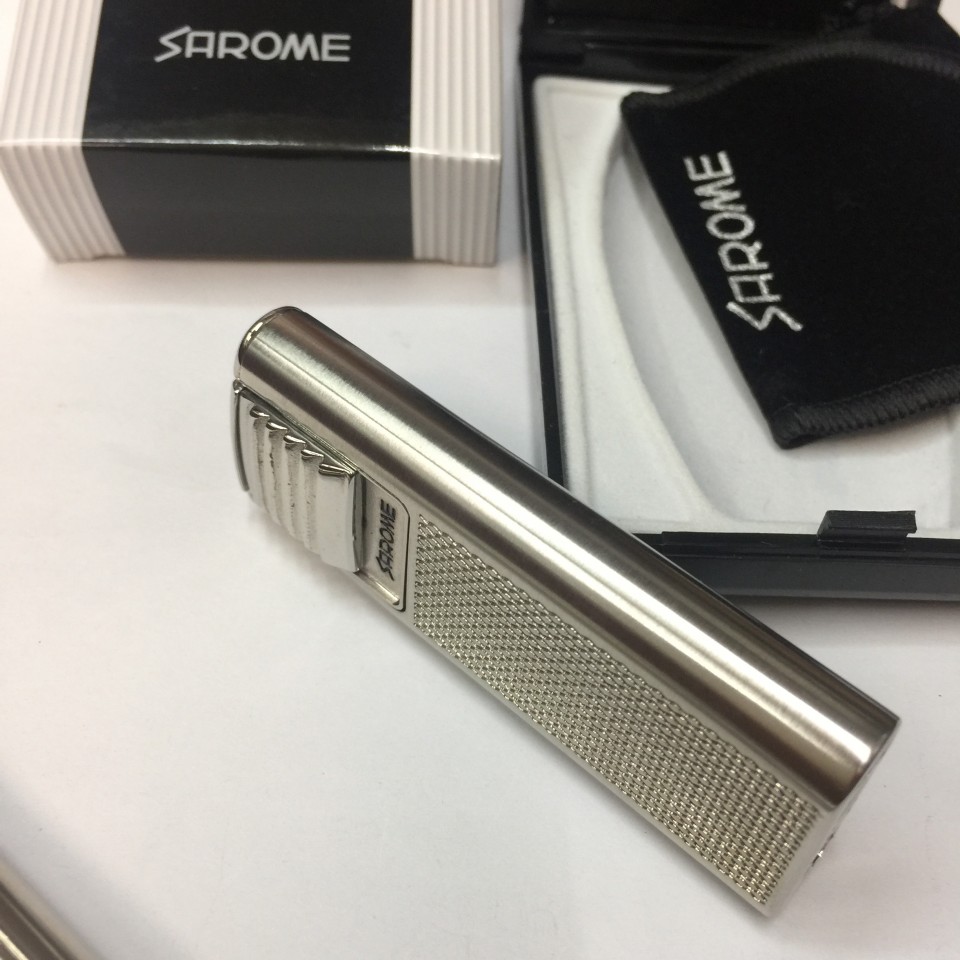 日本沙乐美sarome古董防风八十年代打火机耐高温 银色 方格【图片