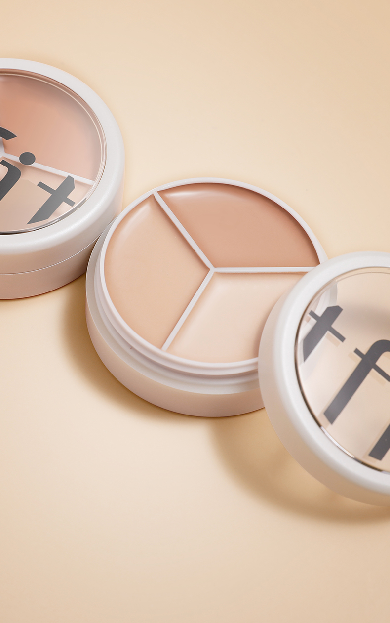 tfit三色遮瑕膏遮盖斑点脸部黑眼圈痘印遮瑕面部痘痘肌黑眼圈女学生tf