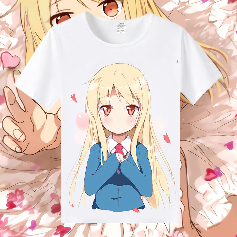 樱花庄的宠物女孩t恤椎名真白周边短袖动漫二次元夏季男女上衣服01s