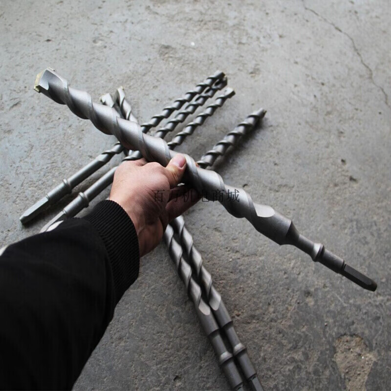 长六角冲击钻头电锤六棱水泥混凝土过墙钻头 长六角25x220mm