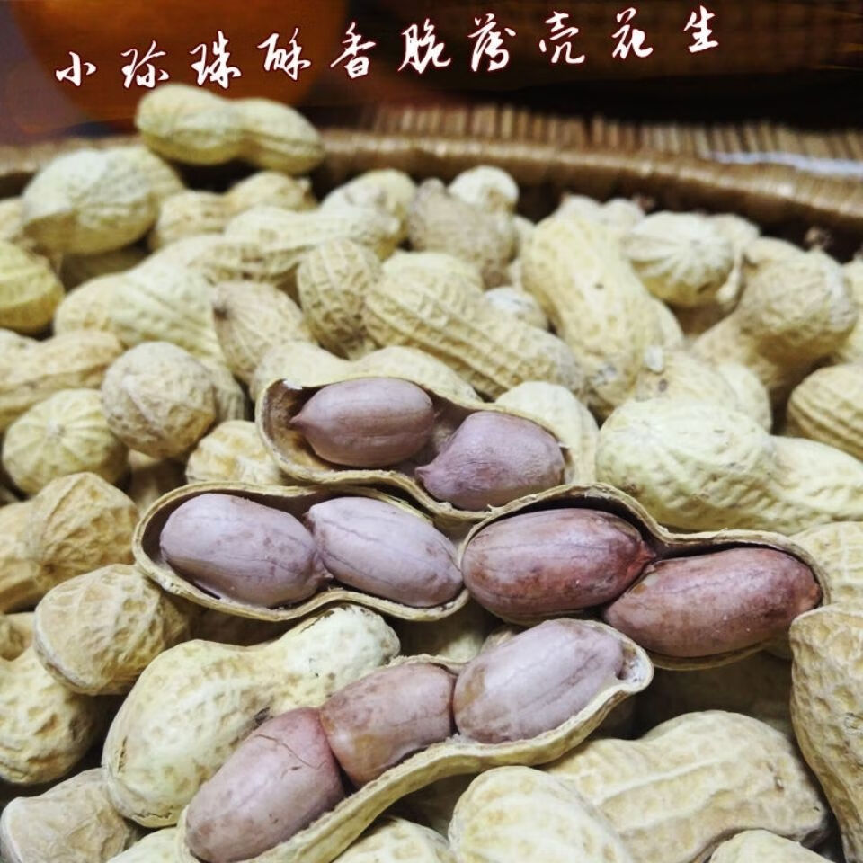 盛兴源核桃味花生核桃花生牛奶带壳坚果酥脆花生休闲零食陈皮味花生