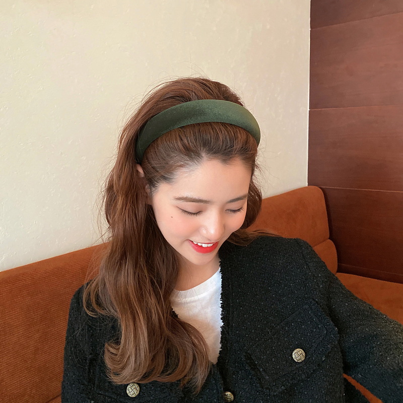 压发圈新款女高颅顶发箍网红2022年复古头箍白色头饰发卡发带款2022