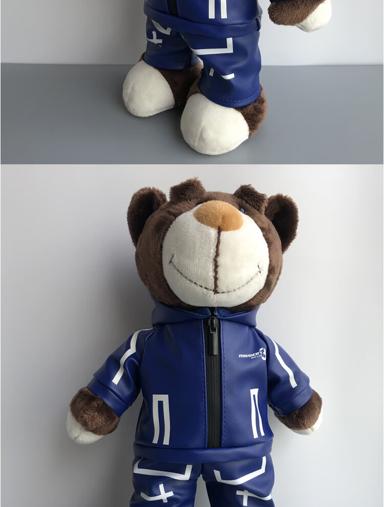 摩托车挂件玩偶 宝马拉力熊公仔小熊摩托车后座装饰玩偶摩旅机车尾箱