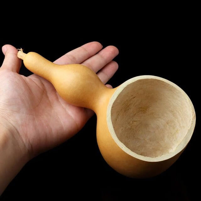 葫芦瓢 瓢葫芦米啊葫芦瓢盛水舀面水瓢葫芦脸皮工艺品独把单肚葫芦制