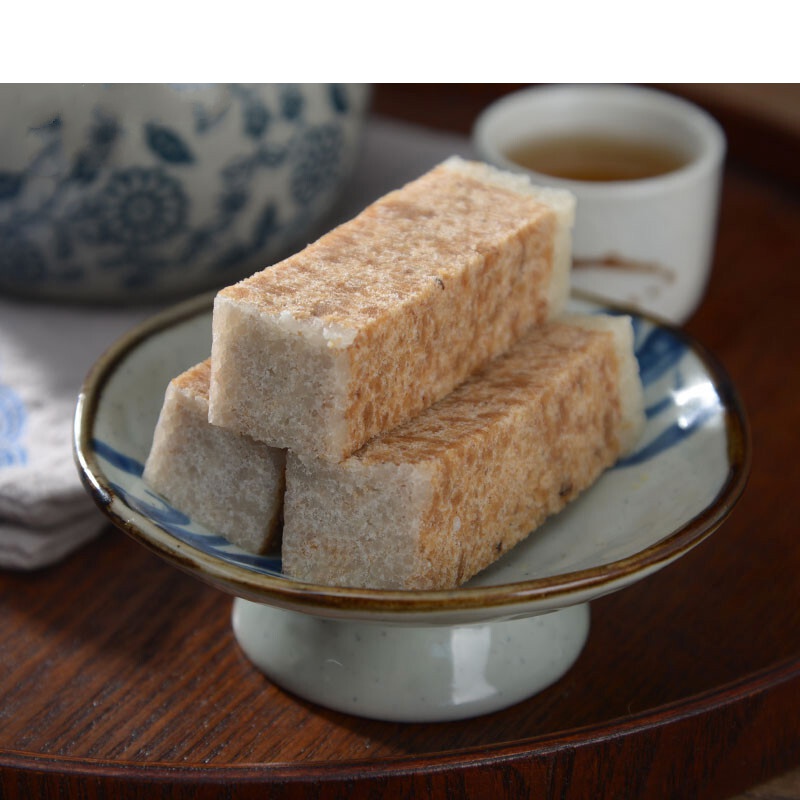 新款芡实糕纯手工即食糯米桂花糕杭州特产早餐点心原味3桂花味3