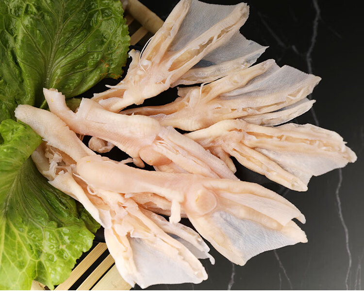 去骨鸭掌新鲜无骨鸭爪鸭脚2斤/4斤火锅脱骨鸭爪 富铭士 2斤装