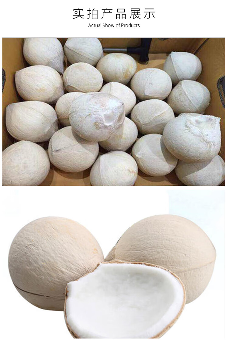 泰国奶椰椰青新鲜椰子去皮泰鲜园小奶椰海南新鲜孕妇热带水果10个