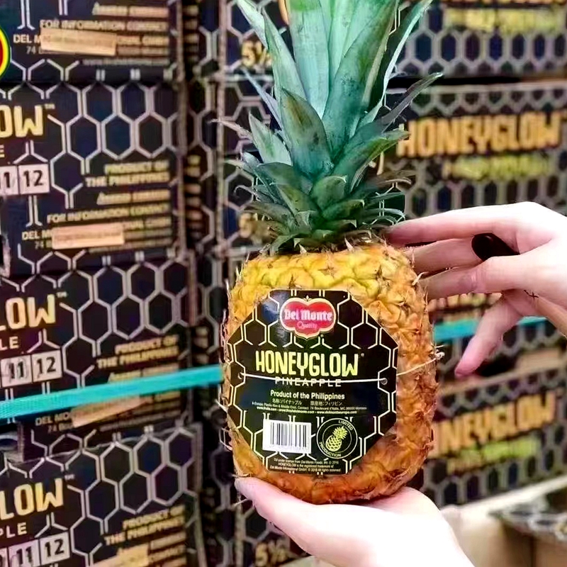 delmonte蜂蜜凤梨菠萝2颗新鲜水果纯甜孕妇当季胜金钻 2.