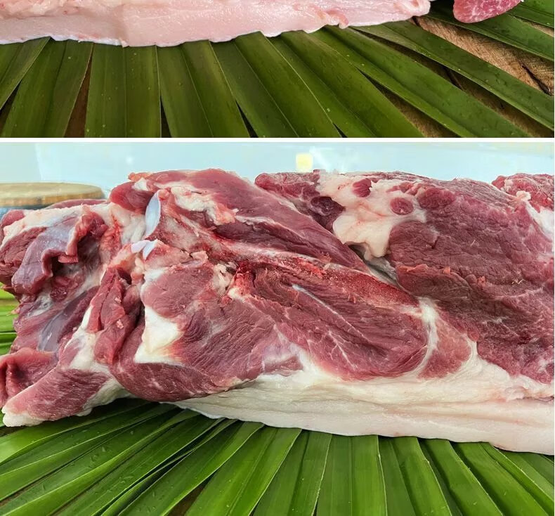 前腿肉前夹肉贵州农家粮食土猪肉前肩肉黑毛白毛猪瘦肉 5斤前腿肉