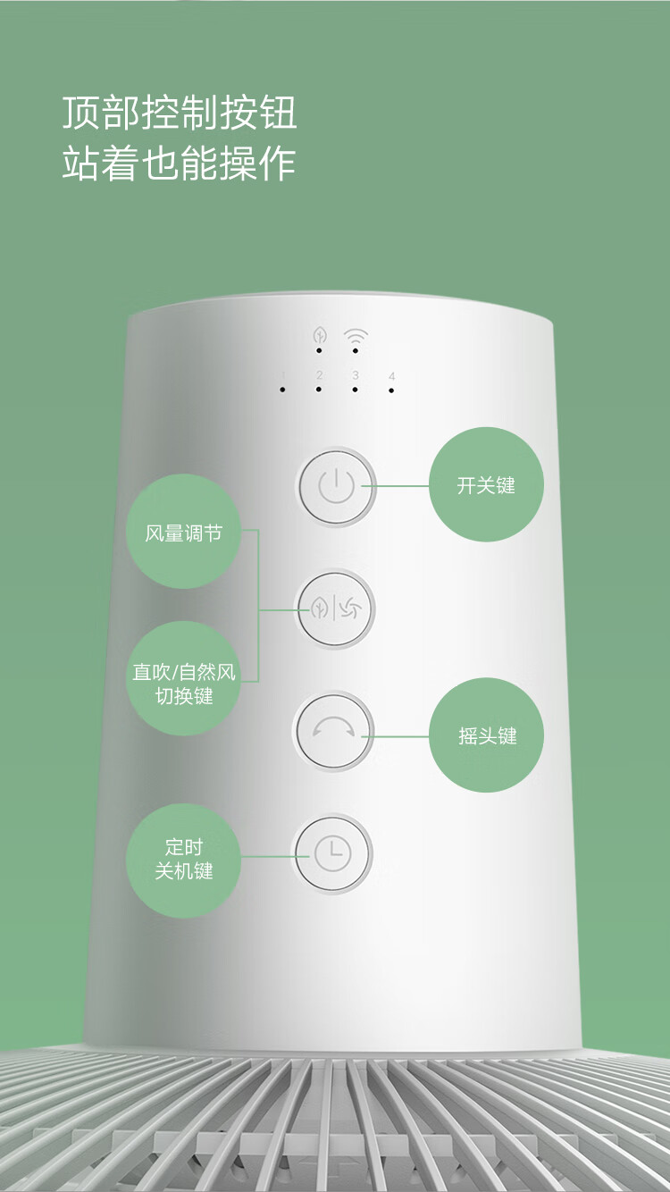 上下俯仰39°可调米家app智能互联 小米落地扇1x【图片 价格 品牌