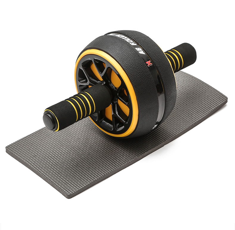 静音健腹轮男士腹肌速成家用健身器材运动减腹瘦肚子神器女士收腹 jfl