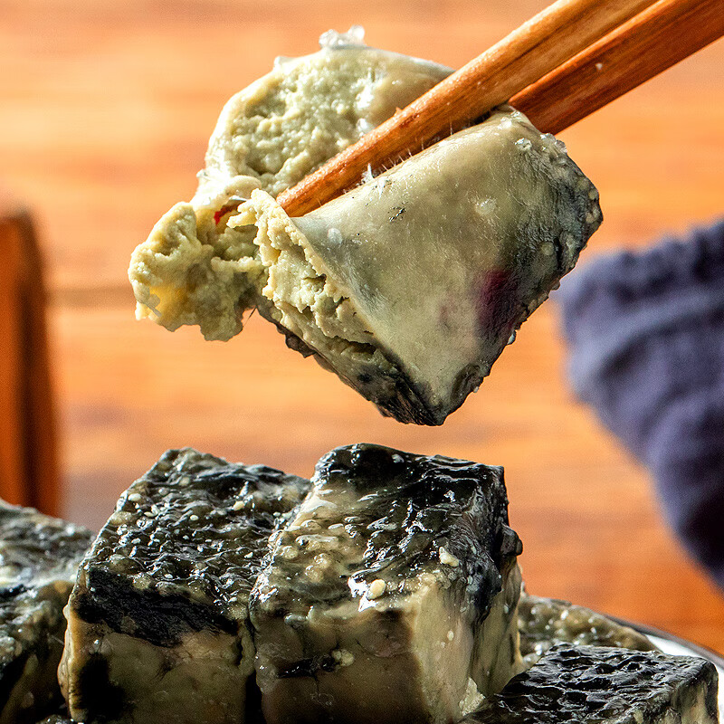 青方腐乳臭豆腐乳淮南八公山特产黑色腐卤下饭菜300克*4瓶【图片 价格