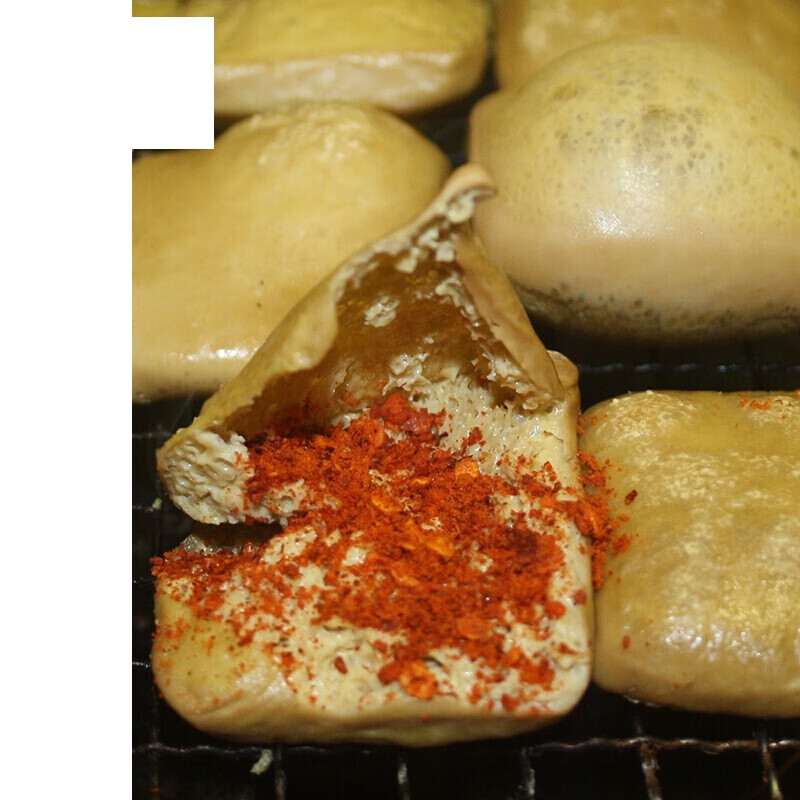 1000g贵州特产毕节大方臭豆腐油炸手撕豆干新鲜碱豆腐干嫩 50片送辣椒