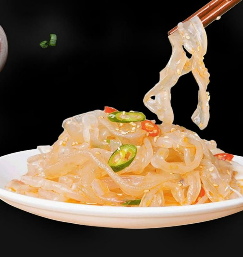 大连海湾特产即食凉拌海蜇头海蜇丝200g海鲜老陈醋蛰头蜇丝 海蜇丝5袋