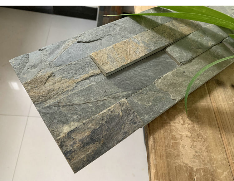 文化石外墙砖 户外砖背景墙天然石材电视背景灰白黑水晶客厅阳台田园