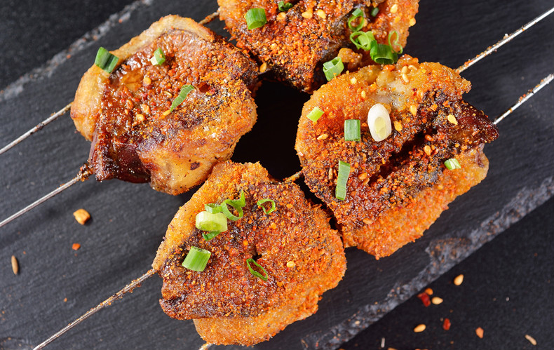 新鲜包油羊腰子冷冻烧烤食材新疆腰子商用 2斤【图片 价格 品牌 报价