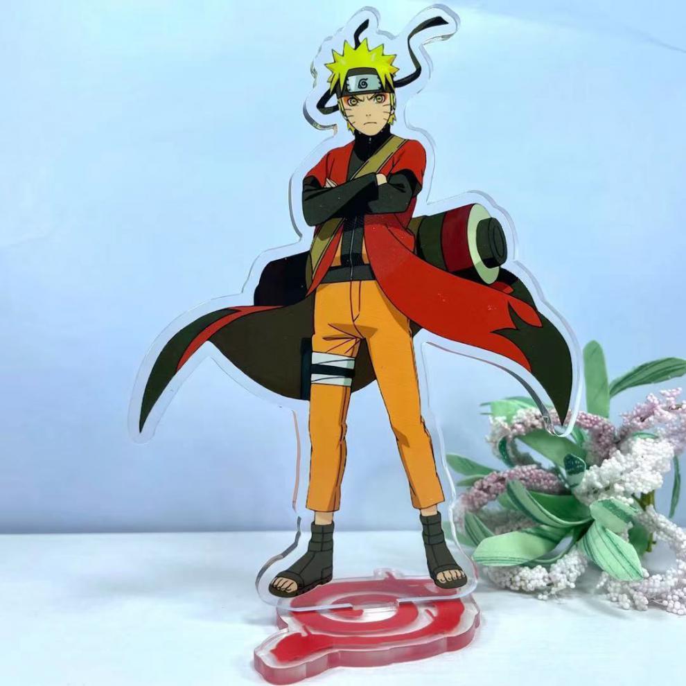 火影忍者周边亚克力立牌摆件钥匙扣鸣人佐助我爱罗卡卡西礼物 漩涡