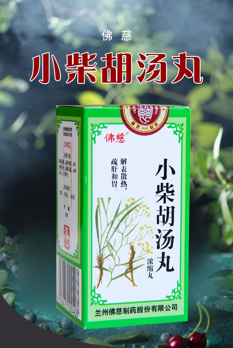 佛慈 小柴胡汤丸 200丸 解表散热 舒肝和胃 5盒装【图片 价格 品牌