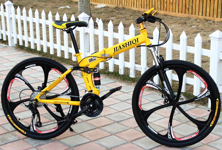 捷安特(giant) 全地形软尾山地车折叠自行车超轻便软尾车架 全地形双