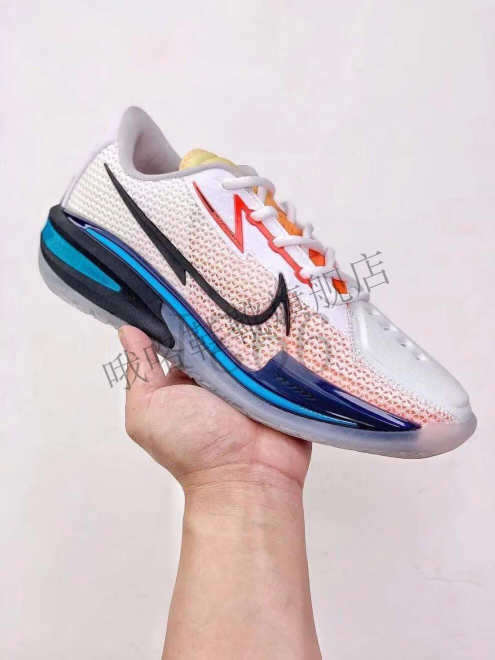 gtcut纯原纯原篮球鞋全掌气垫低帮实战耐磨防滑男女旗舰京选nike 黑白