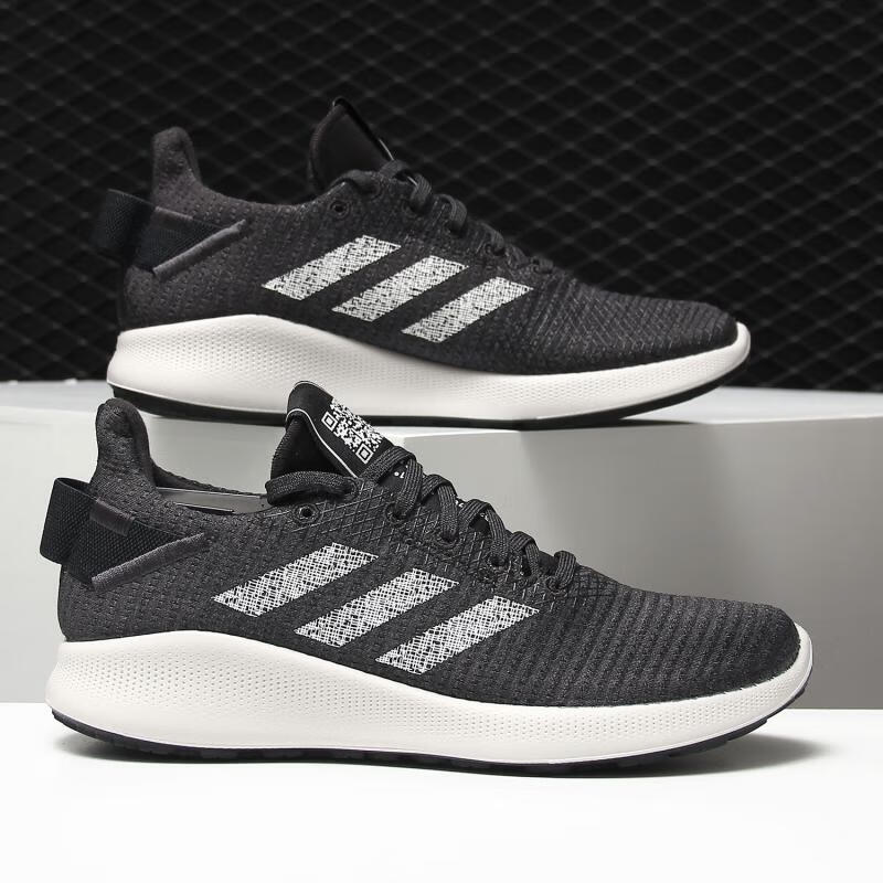 adidas阿迪达斯跑步鞋女鞋新款bounce缓震轻便休闲鞋时尚运动鞋g27272