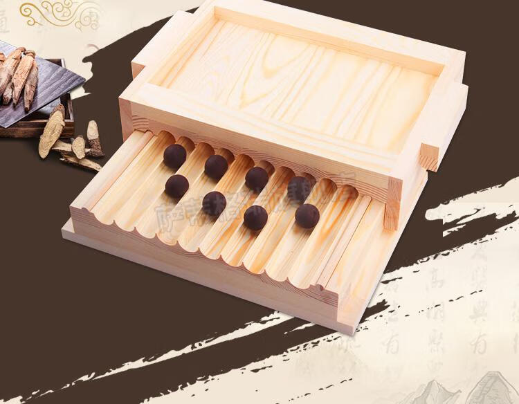 木质3/6/9克手工药丸机中药制丸机小型家用制丸药机搓丸机工具 升级