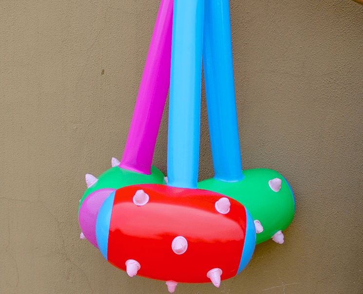 充气气锤 儿童充气锤子狼牙锤吹气玩具 千吨锤1000ton 舞台道具狼牙棒