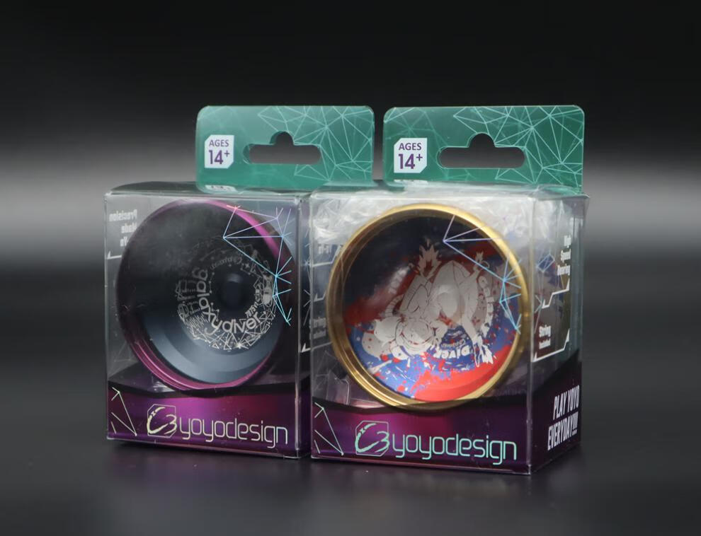 2022新款光子精灵s限量版钛合金悠悠球c3yoyodesigngalaxydiver银河蓝