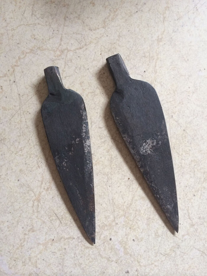 木凿挖凿篾针刮刀篾匠钳门丘凿凿子刮米补篾席针手动五金工具 圆口挖