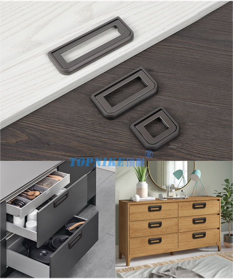 顶耐暗拉手暗扣现代简约衣柜内隐形抽屉把手暗装暗藏拉手铜色黑色tnhe