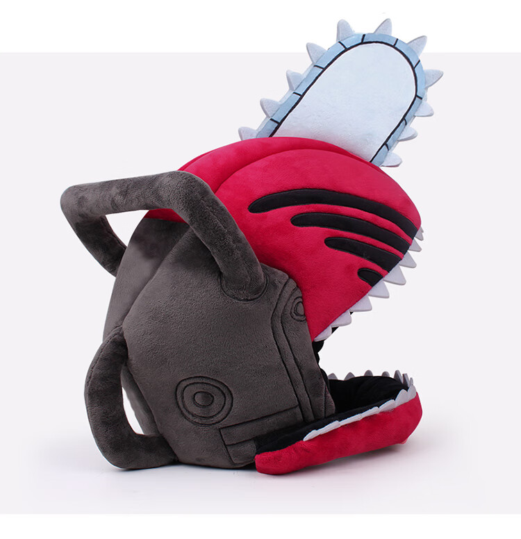 电次啵波奇塔玩偶漫画周边二次元毛绒帽子头套 电锯人头套(可头戴)