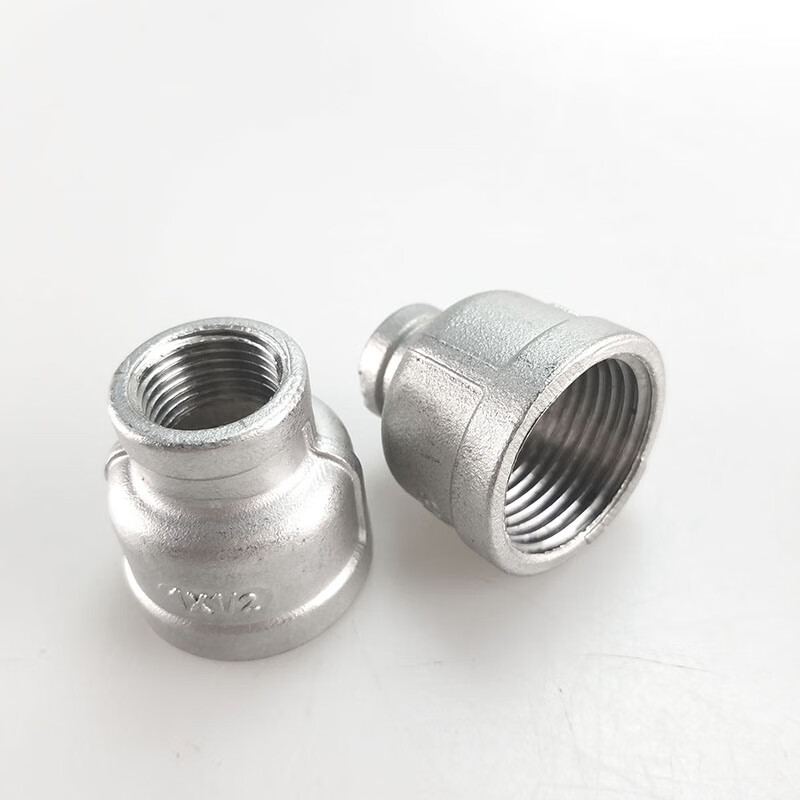 201不锈钢内丝大小头内螺纹异径大小头变径管箍4分6分1寸2寸3寸沾运20