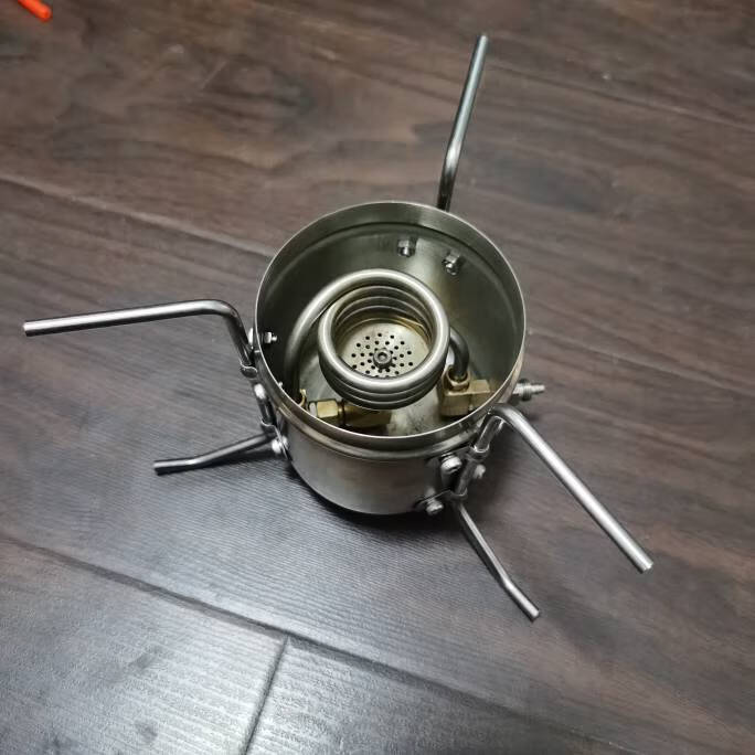 户外酒精炉支架增压大顺酒精汽化炉煮茶器户外火锅便捷收纳含支架野钓