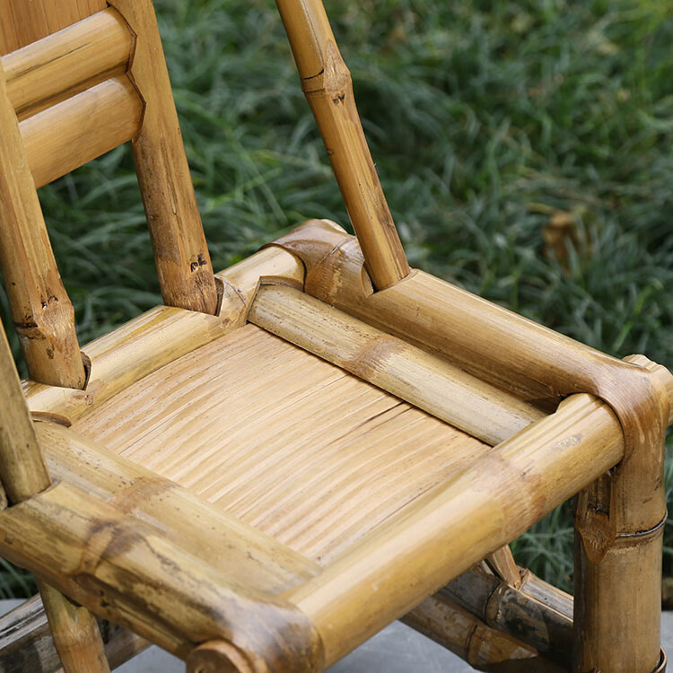 竹椅子靠背竹椅子老式靠背椅家用喝茶休闲成人小孩均适合手工竹制品