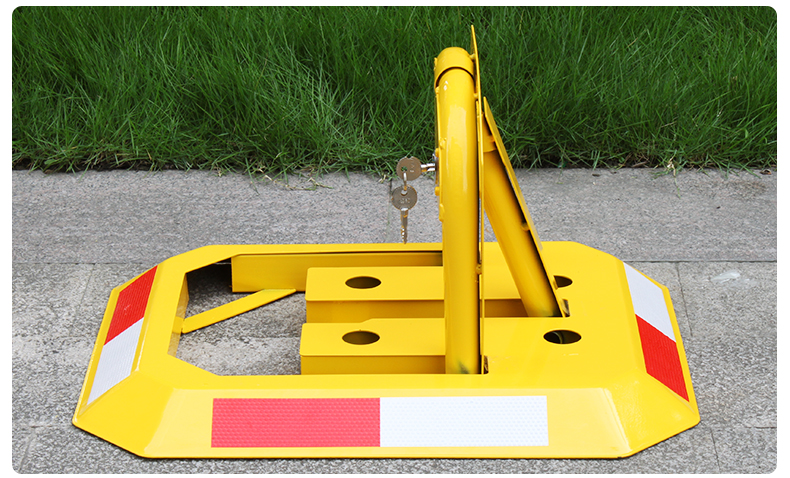 八角停车位锁地锁加厚防撞挡车柱占位防占用神器汽车