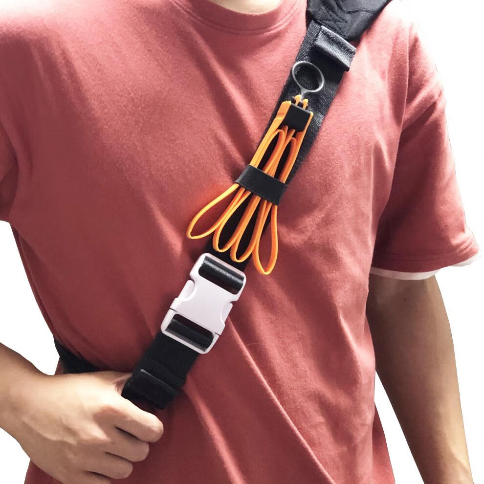 美式海豹折叠尼龙约束带拉环式一次性扎带cs游戏cosplay扎绳户外 黑色