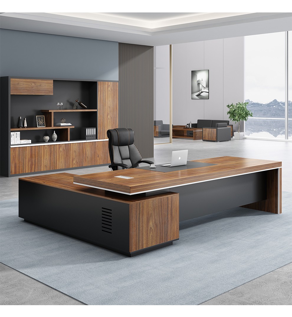 思芙美办公家具老板桌办公桌现代时尚简约主管桌经理桌大气大总裁桌椅