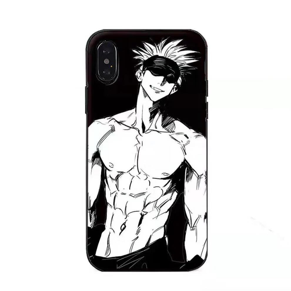 咒术回战五条悟夏油杰手机壳苹果11华为荣耀play3小米9oppovivox9直边