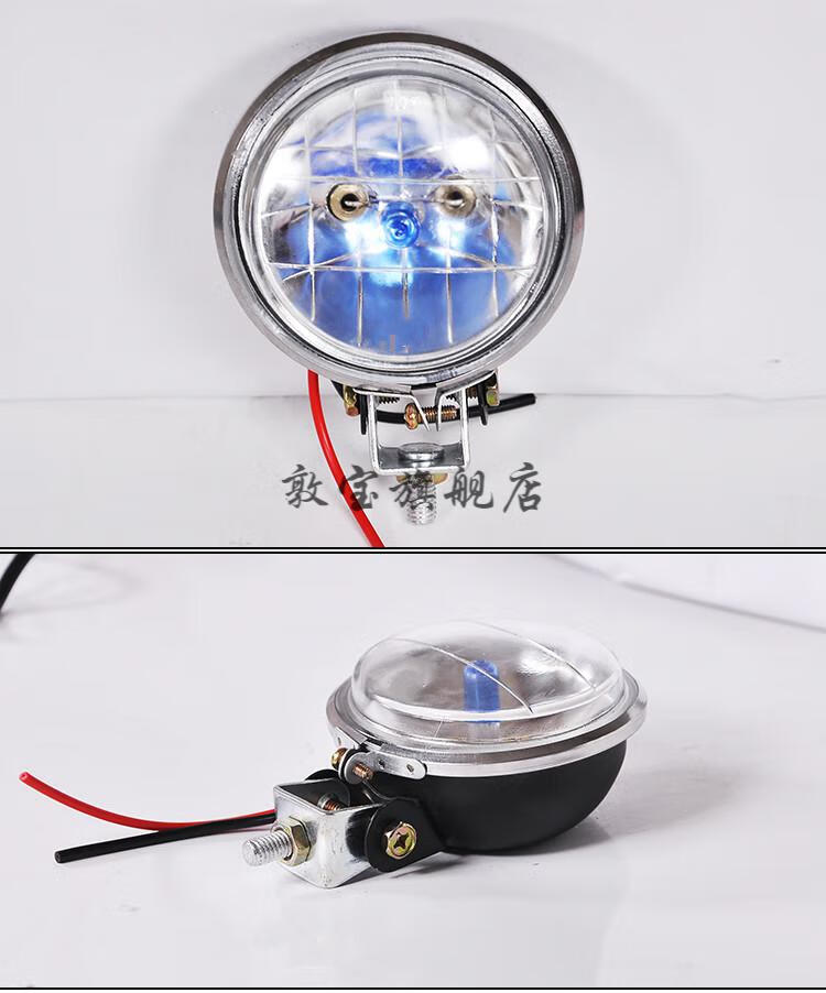 12v24v汽车货车倒车灯照地边灯侧灯腰灯轮胎灯超亮射灯真空小太阳24v