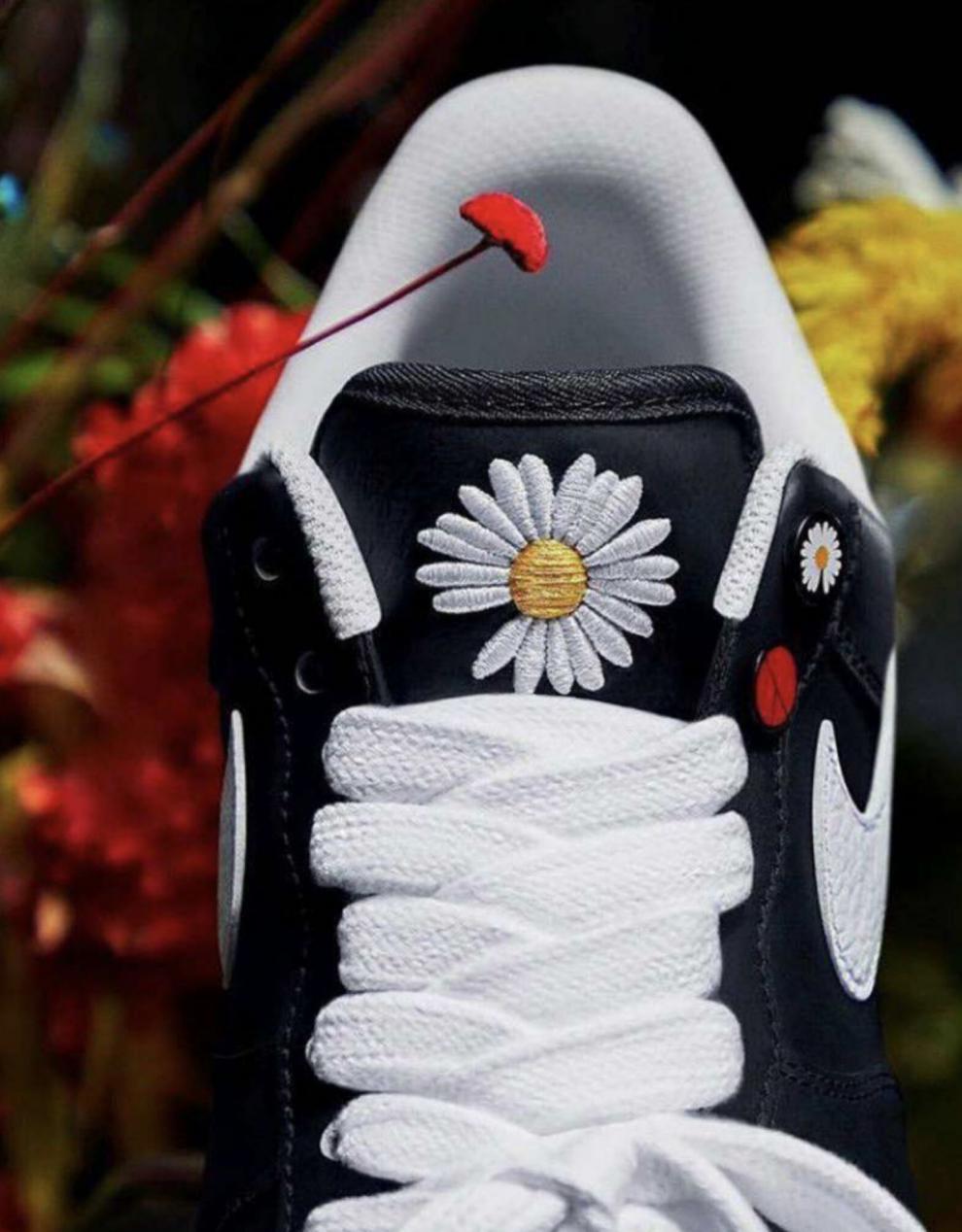 适配耐克空军一号af1权志龙鞋带小雏菊联名鞋绳纯棉男女鞋带配饰20