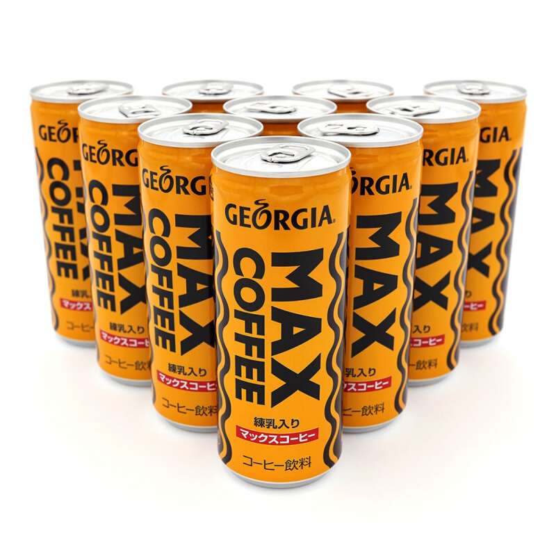 max罐装咖啡日本maxcoffeemax炼乳咖啡饮料大老师的信仰250ml3罐装