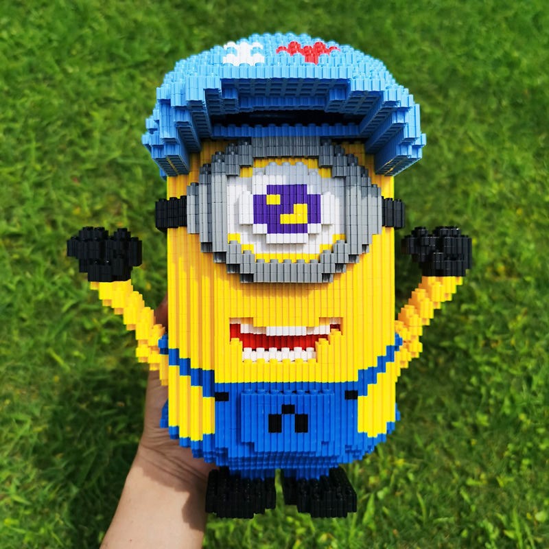 乐高(lego)小黄人积木小颗粒微型成年高难度巨大型拼装玩具男女孩子