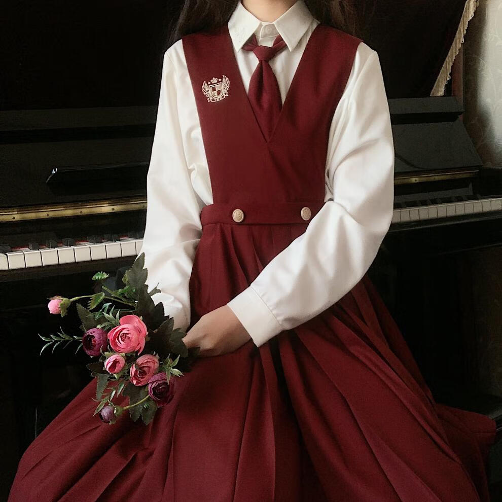 jk制服全套裙正版西服锡兰红茶原创学院风胡桃木套装秋装冬护奶裙新品