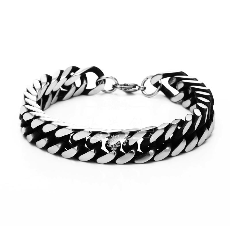 嘻哈朋克男生手饰个性潮流兄弟手环男歌手男生戴的手链送女孩子的生日